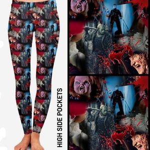 OS Horror Movies Greats Leggings